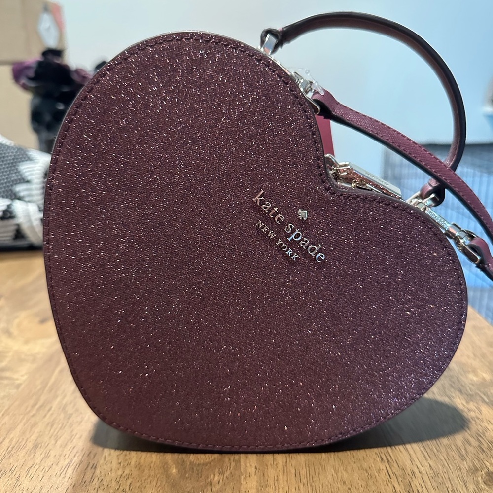 *NEW* Kate Spade Deep Nova Love Shack Heart purse